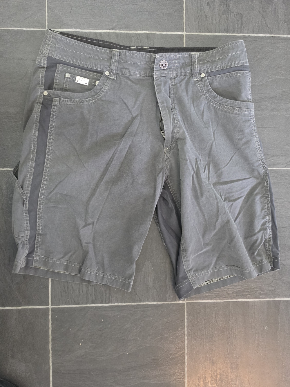 Kuhl Men's Gray Cargo Shorts - Utility Pockets
